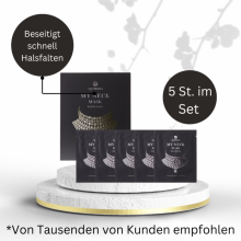 Straffende und Anti-Falten-Maske für den Halsbereich (5 Stk.)